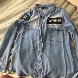 Designer-ish chambray sz S